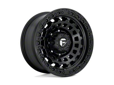 Fuel Wheels Zephyr Matte Black Wheel; 17x9; 1mm Offset (11-14 Silverado 3500 HD SRW)