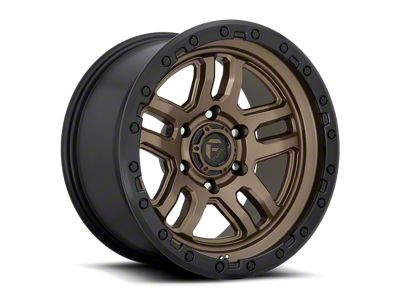 Fuel Wheels Ammo Matte Bronze with Black Bead Ring 6-Lug Wheel; 17x9; 1mm Offset (07-14 Tahoe)