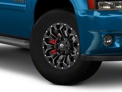 Fuel Wheels Assault Gloss Black Milled 6-Lug Wheel; 18x9; 19mm Offset (07-14 Tahoe)