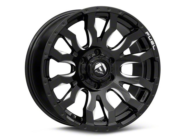 Fuel Wheels Blitz Gloss Black Milled 6-Lug Wheel; 18x9; -12mm Offset (07-14 Tahoe)