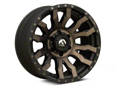 Fuel Wheels Blitz Matte Black with Dark Tint 6-Lug Wheel; 17x9; -12mm Offset (07-14 Tahoe)