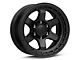 Fuel Wheels Block Matte Black with Black Ring 6-Lug Wheel; 17x9; 1mm Offset (07-14 Tahoe)