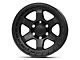 Fuel Wheels Block Matte Black with Black Ring 6-Lug Wheel; 17x9; 1mm Offset (07-14 Tahoe)