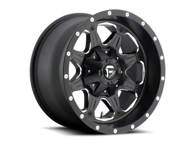 Fuel Wheels Boost Matte Black Milled 6-Lug Wheel; 18x9; 20mm Offset (07-14 Tahoe)