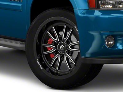 Fuel Wheels Clash Gloss Black Milled 6-Lug Wheel; 24x12; -44mm Offset (07-14 Tahoe)
