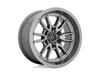 Fuel Wheels Clash Gunmetal 6-Lug Wheel; 17x9; -12mm Offset (07-14 Tahoe)