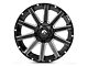 Fuel Wheels Contra Gloss Black Milled 6-Lug Wheel; 20x10; -19mm Offset (07-14 Tahoe)