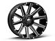 Fuel Wheels Contra Gloss Black Milled 6-Lug Wheel; 20x9; 20mm Offset (07-14 Tahoe)