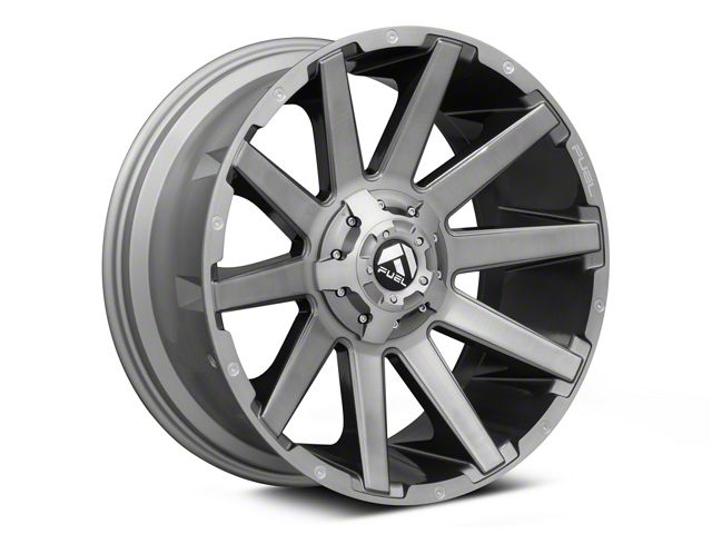 Fuel Wheels Contra Platinum Brushed Gunmetal 6-Lug Wheel; 20x9; 19mm Offset (07-14 Tahoe)