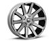 Fuel Wheels Contra Platinum Brushed Gunmetal 6-Lug Wheel; 20x9; 19mm Offset (07-14 Tahoe)