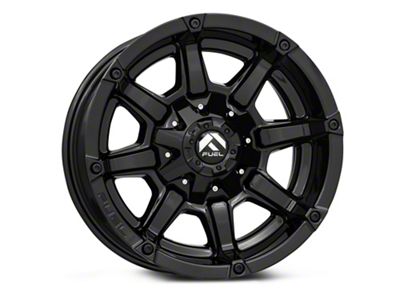 Fuel Wheels Coupler Gloss Black 6-Lug Wheel; 17x9; -12mm Offset (07-14 Tahoe)
