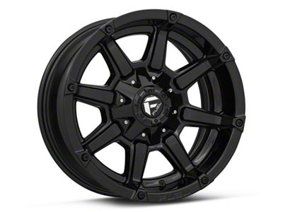Fuel Wheels Coupler Gloss Black 6-Lug Wheel; 18x9; -12mm Offset (07-14 Tahoe)