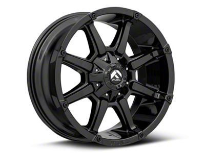 Fuel Wheels Coupler Gloss Black 6-Lug Wheel; 20x9; 20mm Offset (07-14 Tahoe)