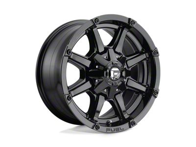 Fuel Wheels Coupler Gloss Black 6-Lug Wheel; 18x9; 19mm Offset (07-14 Tahoe)