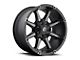 Fuel Wheels Coupler Matte Black Double Dark Tint 6-Lug Wheel; 18x9; 1mm Offset (07-14 Tahoe)