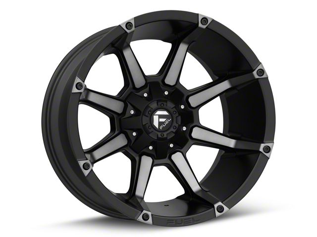 Fuel Wheels Coupler Matte Black Machined 6-Lug Wheel; 20x9; 1mm Offset (07-14 Tahoe)