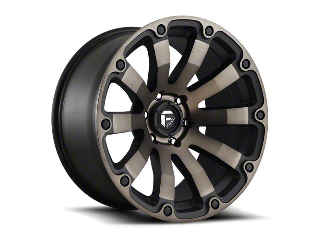 Fuel Wheels Diesel Matte Black Double Dark Tint 6-Lug Wheel; 20x10; -18mm Offset (07-14 Tahoe)