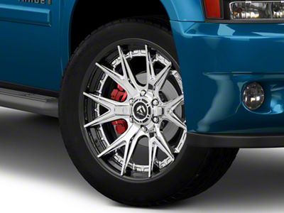 Fuel Wheels Fusion Forged Catalyst Chrome with Gloss Black Lip 6-Lug Wheel; 22x12; -44mm Offset (07-14 Tahoe)