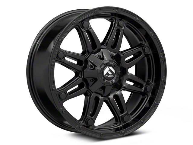 Fuel Wheels Hostage Gloss Black 6-Lug Wheel; 18x9; 1mm Offset (07-14 Tahoe)