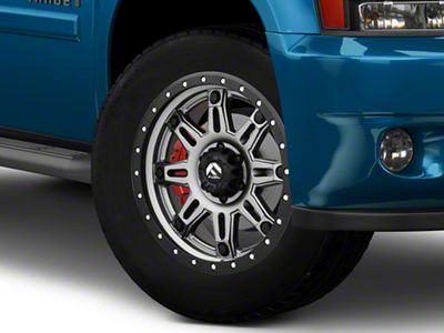 Fuel Wheels Hostage III Anthracite with Black Ring 6-Lug Wheel; 20x9; 1mm Offset (07-14 Tahoe)