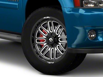 Fuel Wheels Ignite Gloss Black Milled 6-Lug Wheel; 20x10; -19mm Offset (07-14 Tahoe)