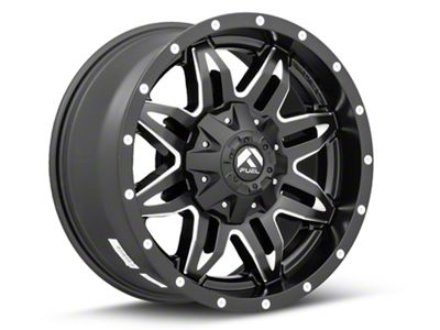 Fuel Wheels Lethal Matte Black Milled 6-Lug Wheel; 18x9; 20mm Offset (07-14 Tahoe)