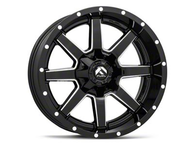 Fuel Wheels Maverick Gloss Black Milled 6-Lug Wheel; 20x10; -24mm Offset (07-14 Tahoe)