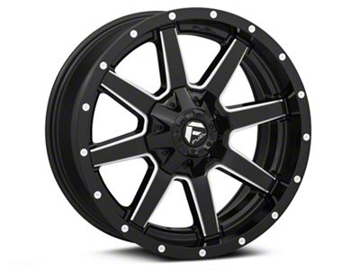 Fuel Wheels Maverick Gloss Black Milled 6-Lug Wheel; 20x9; 20mm Offset (07-14 Tahoe)