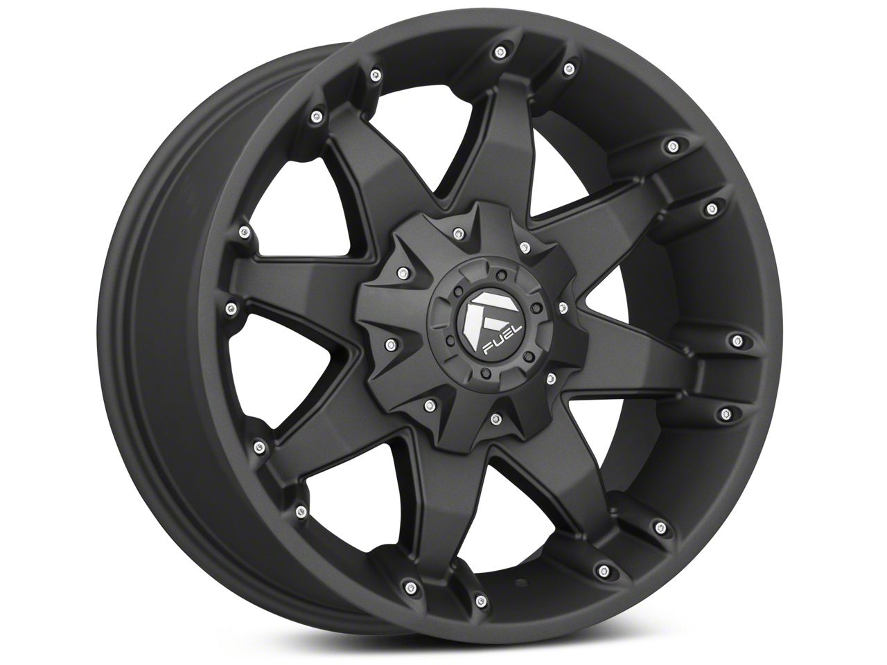 Fuel Wheels Tahoe Octane Matte Black 6-Lug Wheel; 20x12; -44mm Offset ...