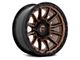 Fuel Wheels Piston Matte Bronze with Gloss Black Lip 6-Lug Wheel; 20x10; -18mm Offset (07-14 Tahoe)