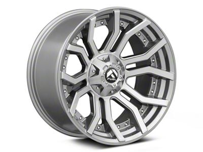 Fuel Wheels Rage Platinum Brushed Gunmetal 6-Lug Wheel; 20x9; 1mm Offset (07-14 Tahoe)
