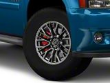 Fuel Wheels Rebar Matte Gunmetal 6-Lug Wheel; 17x9; 1mm Offset (07-14 Tahoe)