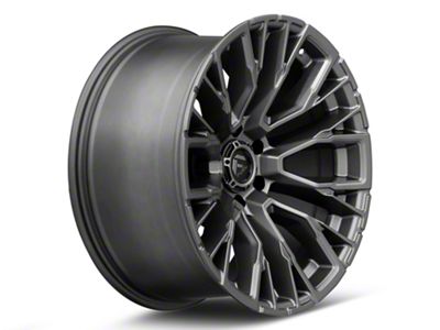 Fuel Wheels Rebar Matte Gunmetal 6-Lug Wheel; 17x9; 1mm Offset (07-14 Tahoe)