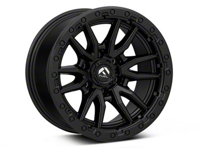 Fuel Wheels Rebel Matte Black 6-Lug Wheel; 17x9; 1mm Offset (07-14 Tahoe)