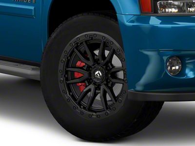 Fuel Wheels Rebel Matte Black 6-Lug Wheel; 20x10; -18mm Offset (07-14 Tahoe)