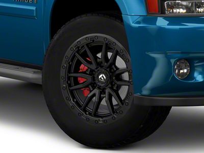 Fuel Wheels Rebel Matte Black 6-Lug Wheel; 20x9; 1mm Offset (07-14 Tahoe)