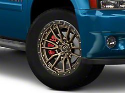 Fuel Wheels Rebel Matte Bronze 6-Lug Wheel; 20x9; 1mm Offset (07-14 Tahoe)
