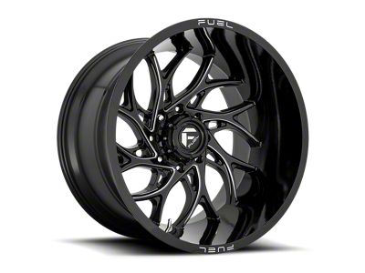 Fuel Wheels Runner Gloss Black Milled 6-Lug Wheel; 24x11; 0mm Offset (07-14 Tahoe)