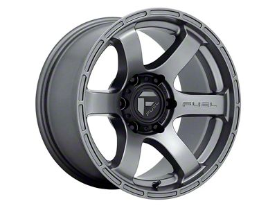 Fuel Wheels Rush Matte Gunmetal 6-Lug Wheel; 17x9; 1mm Offset (07-14 Tahoe)