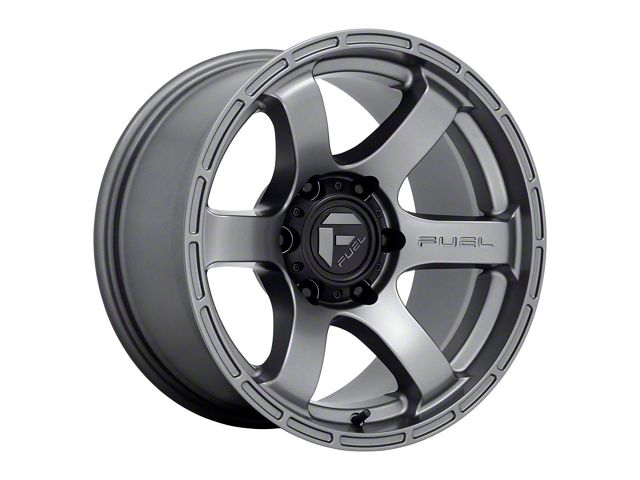 Fuel Wheels Rush Matte Gunmetal 6-Lug Wheel; 17x9; 1mm Offset (07-14 Tahoe)