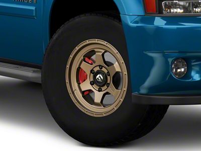 Fuel Wheels Shok Matte Bronze 6-Lug Wheel; 17x9; 1mm Offset (07-14 Tahoe)