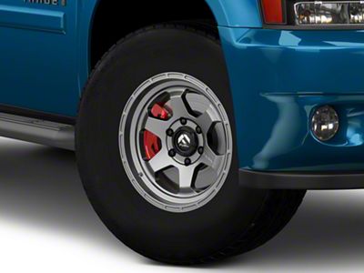 Fuel Wheels Shok Matte Gunmetal 6-Lug Wheel; 17x9; -12mm Offset (07-14 Tahoe)