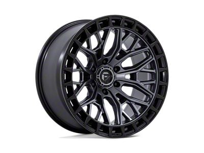 Fuel Wheels Sigma Matte Gunmetal with Matte Black Lip 6-Lug Wheel; 20x9; 1mm Offset (07-14 Tahoe)