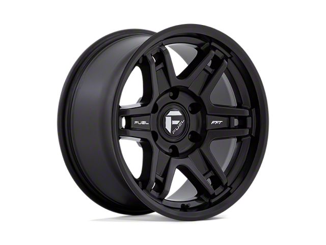 Fuel Wheels Slayer Matte Black 6-Lug Wheel; 18x8.5; 1mm Offset (07-14 Tahoe)