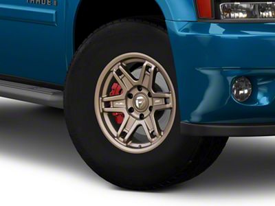 Fuel Wheels Slayer Matte Bronze 6-Lug Wheel; 17x9; -38mm Offset (07-14 Tahoe)