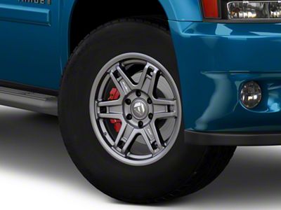 Fuel Wheels Slayer Matte Gunmetal 6-Lug Wheel; 18x8.5; -15mm Offset (07-14 Tahoe)