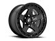 Fuel Wheels Warp Satin Black 6-Lug Wheel; 17x9; 1mm Offset (07-14 Tahoe)