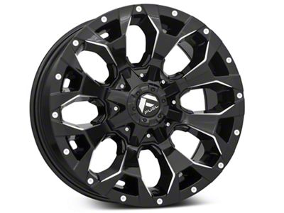 Fuel Wheels Assault Gloss Black Milled 6-Lug Wheel; 17x9; -12mm Offset (07-14 Yukon)