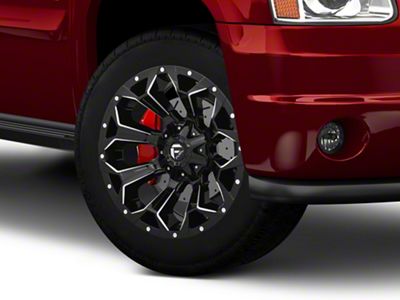 Fuel Wheels Assault Gloss Black Milled 6-Lug Wheel; 20x10; -22mm Offset (07-14 Yukon)