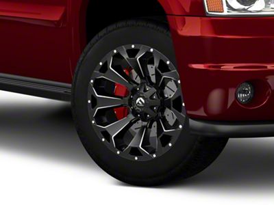 Fuel Wheels Assault Matte Black Milled 6-Lug Wheel; 20x9; 35mm Offset (07-14 Yukon)